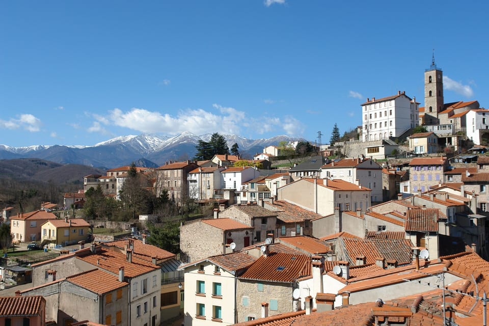 View from another surrounding village