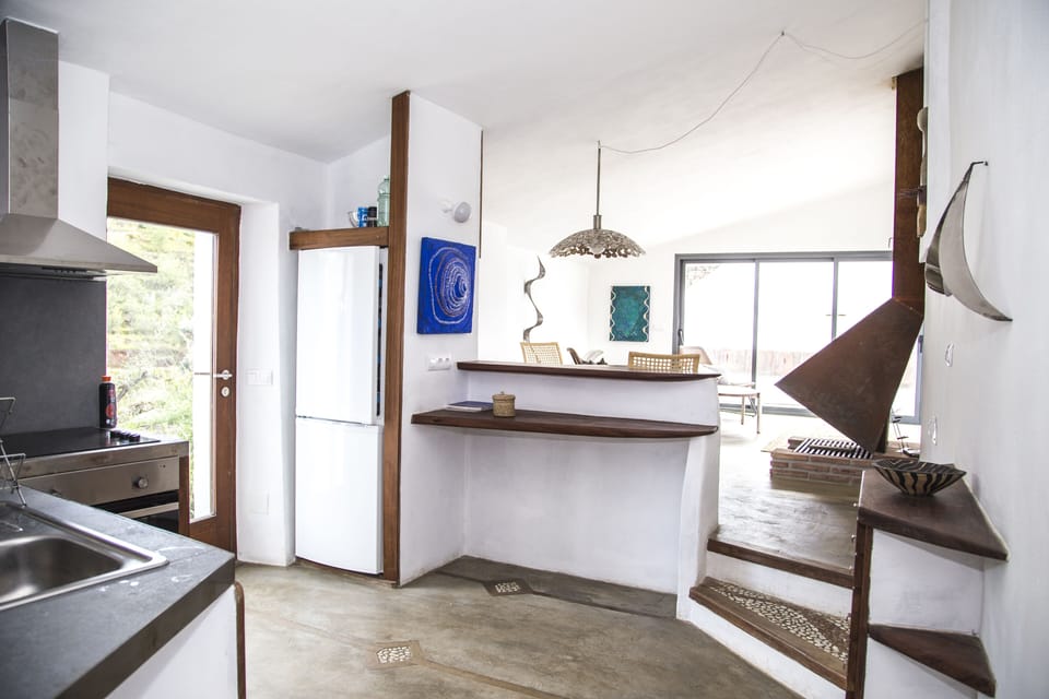 view to lounge from kitchen