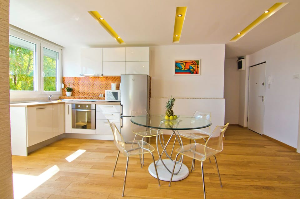 Open space, kitchen, dining & living, room