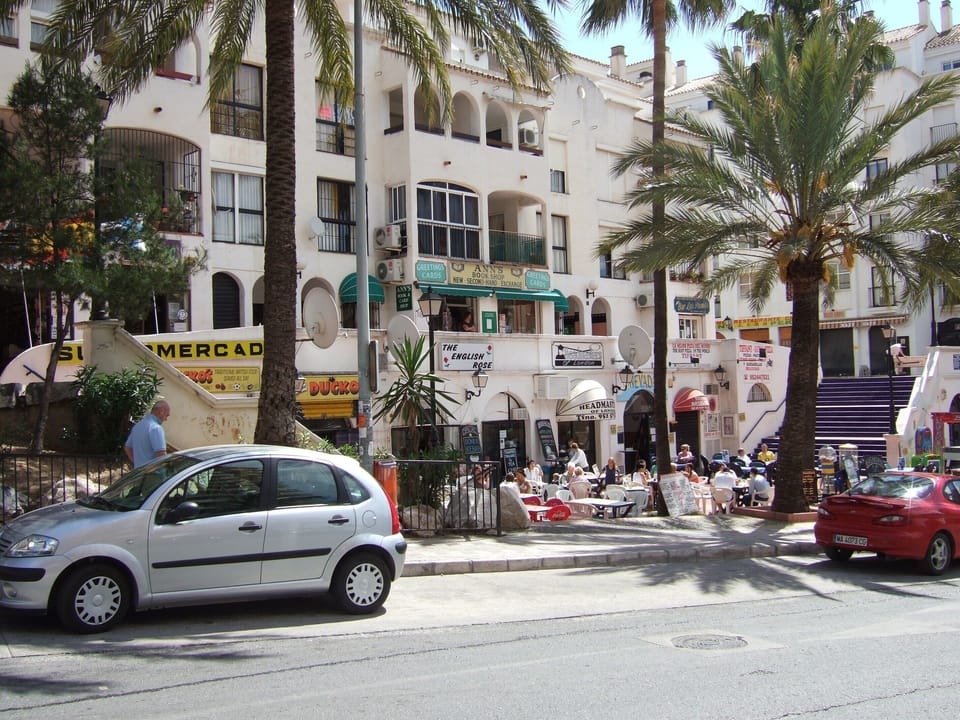 Shops & Bars across the road from complex