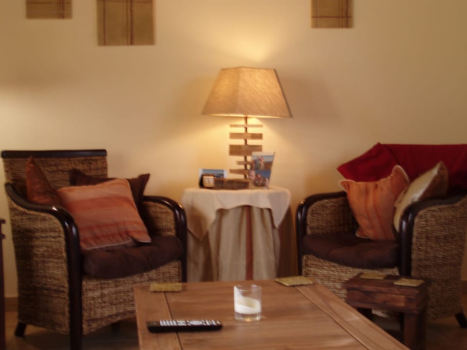 Large, comfortable lounge, with seatingfor 8, British TV, DVD and CD plyer