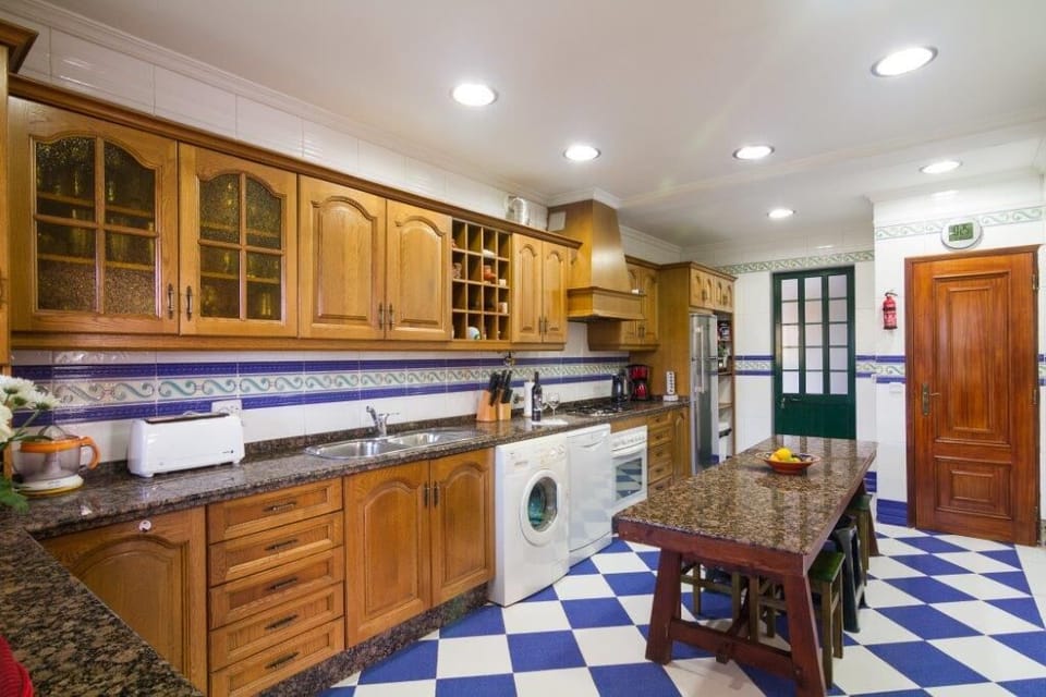 Kitchen and door to utility room