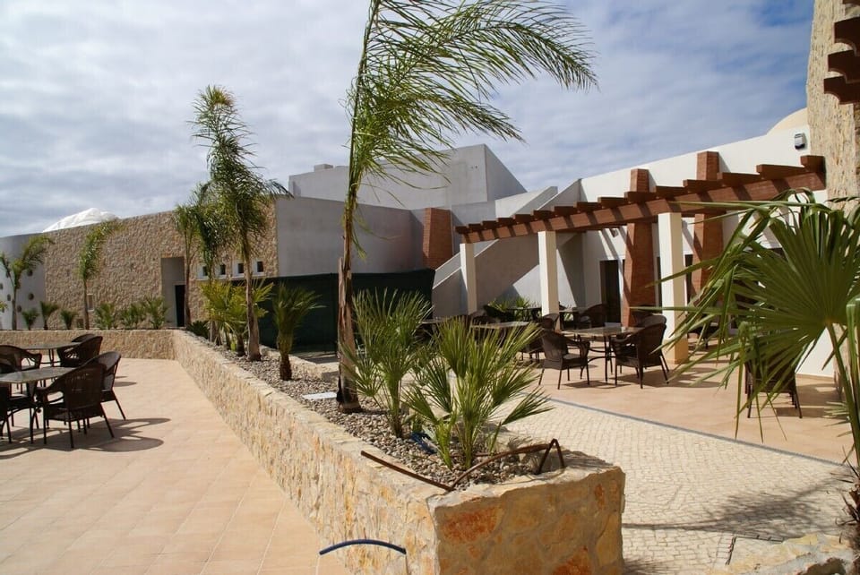 Poolside terrace bar for food and beverage
