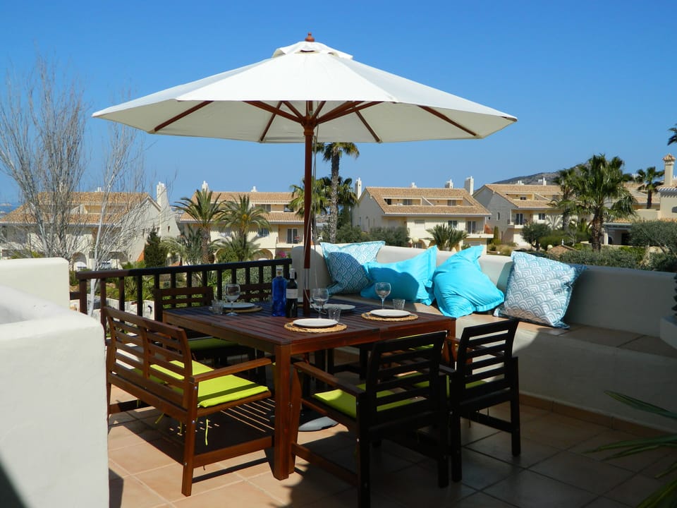Breakfast, lunch, dinner or late night drinks on the terrace, it's all good!!