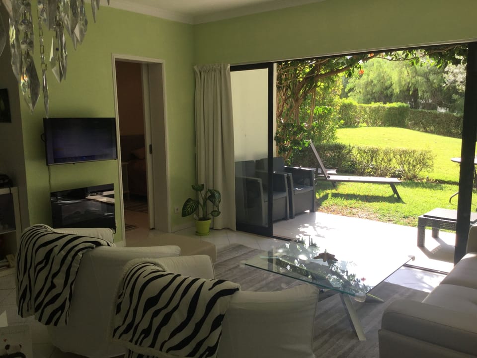 continuous space from lounge to patio to garden....