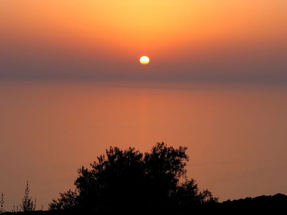 Sunset from the balcony