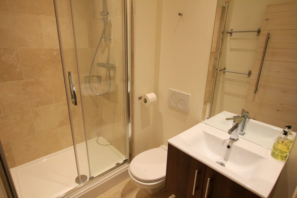shower from adjoining the bunk room