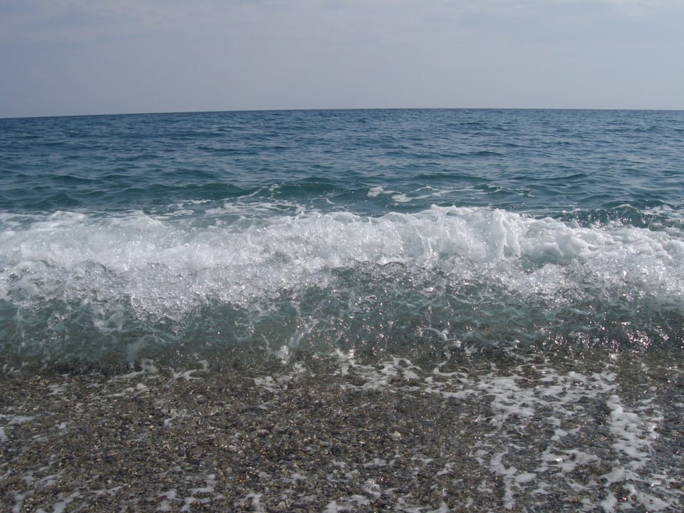 Crystal clear sea