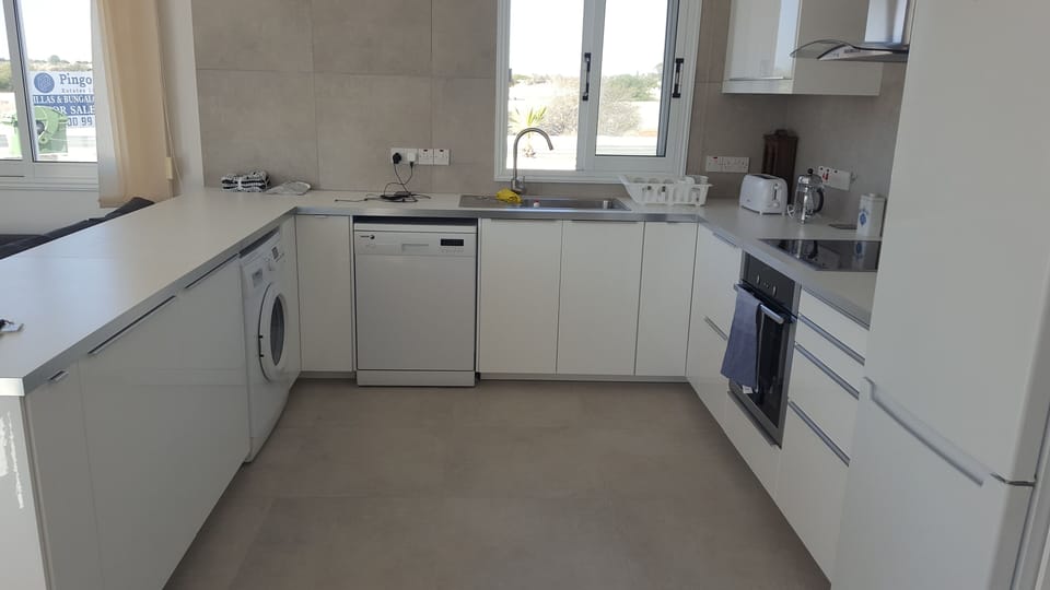 Kitchen with all the modern appliances.
