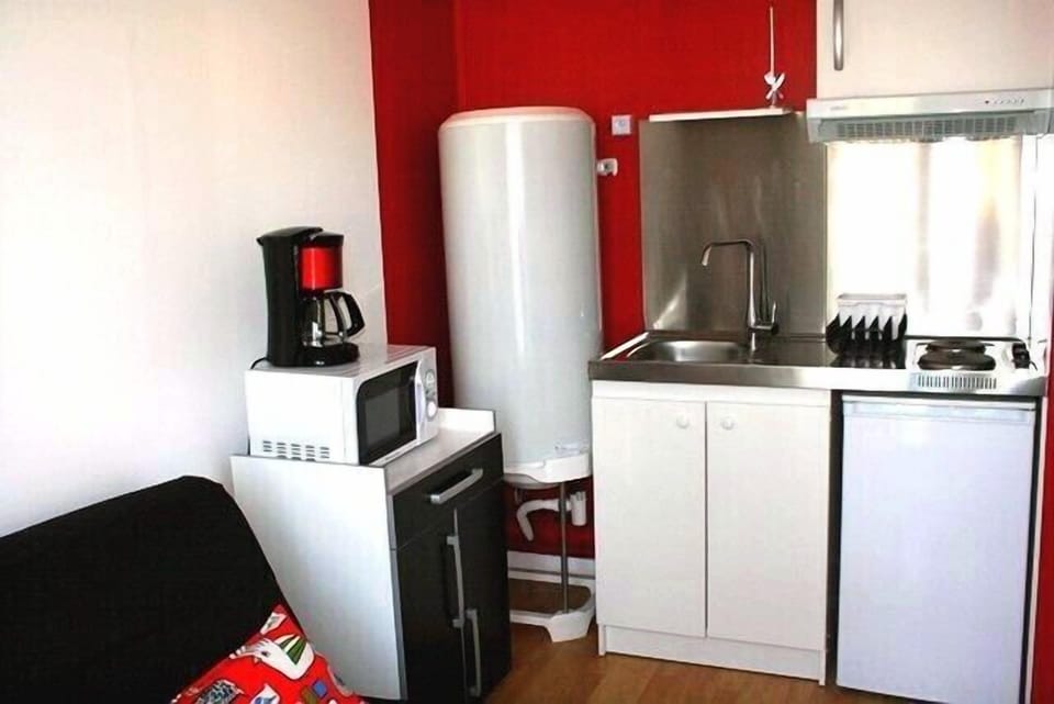 The kitchenette
