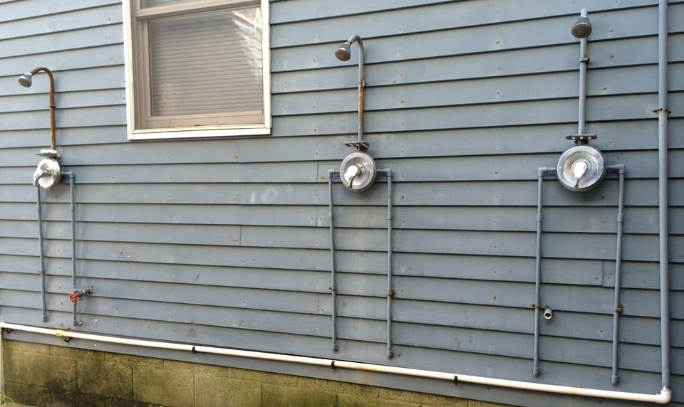 Outdoor showers