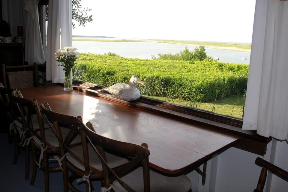 View from the dining room table in the "Little House"
