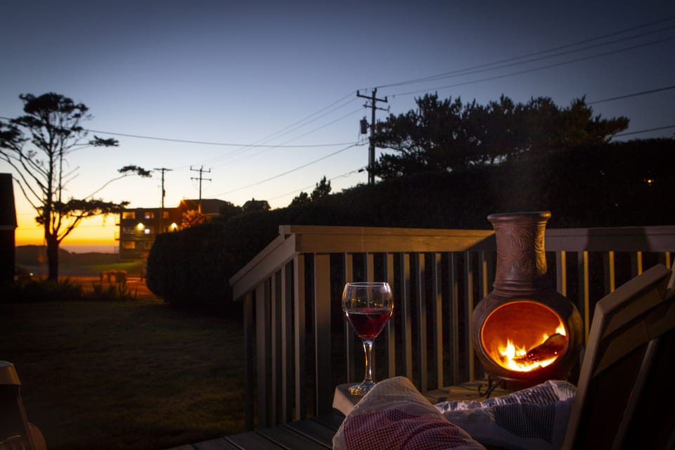 Watch the sunset from the comfort of the deck.