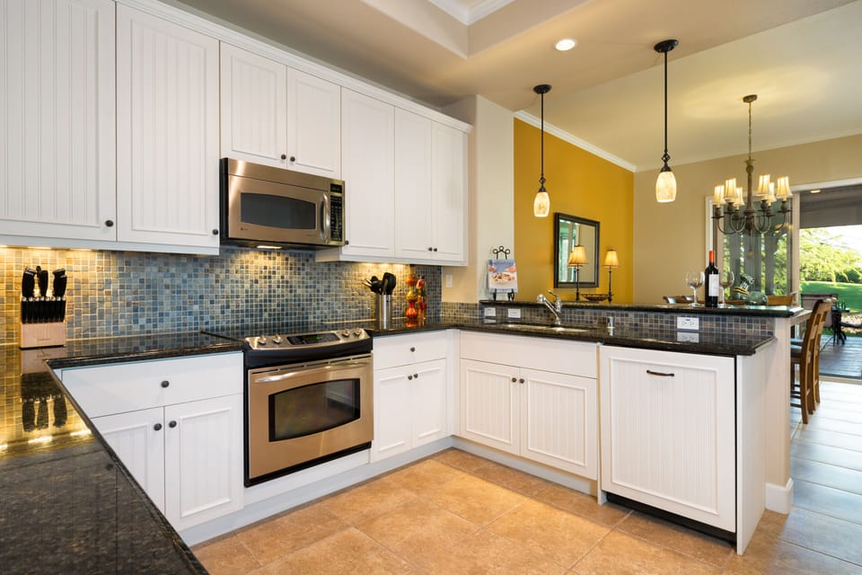 Modern kitchen with everything you can think of.