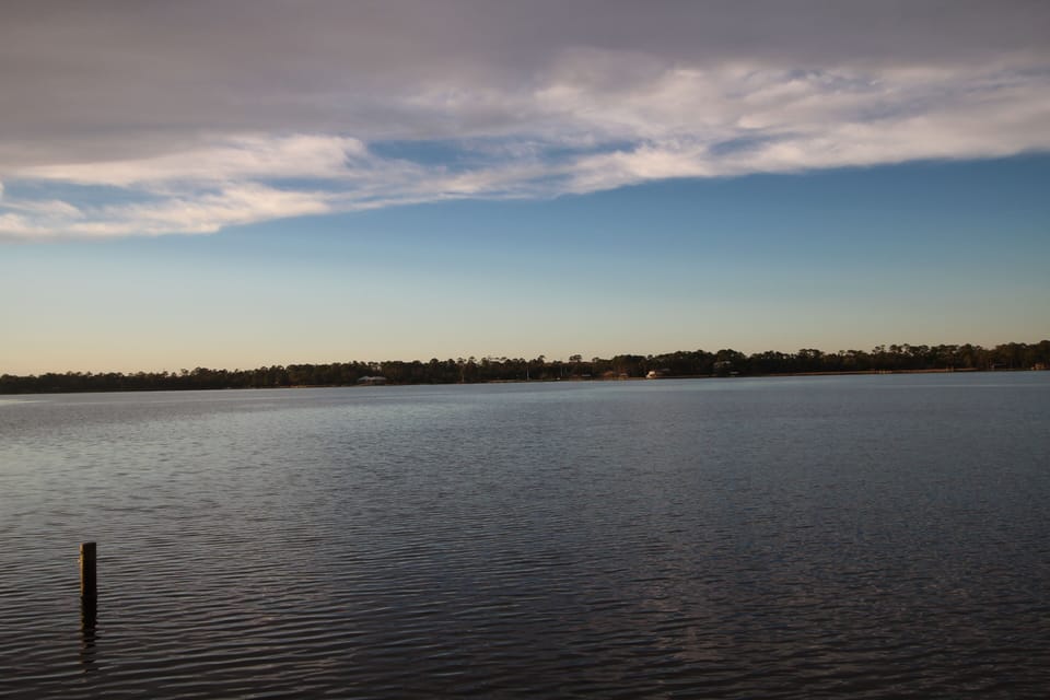 view from end of dock