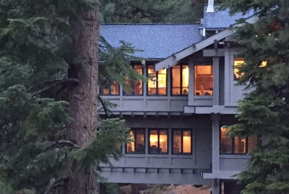 Side view of the house