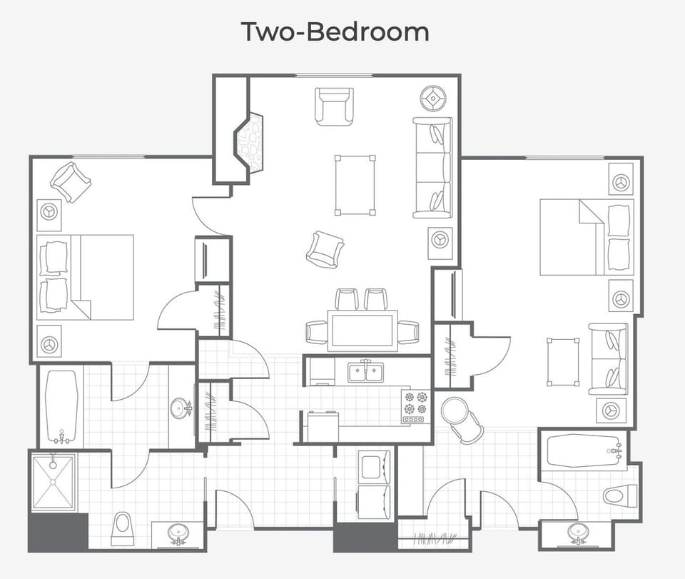 Two-Bedroom floorplan