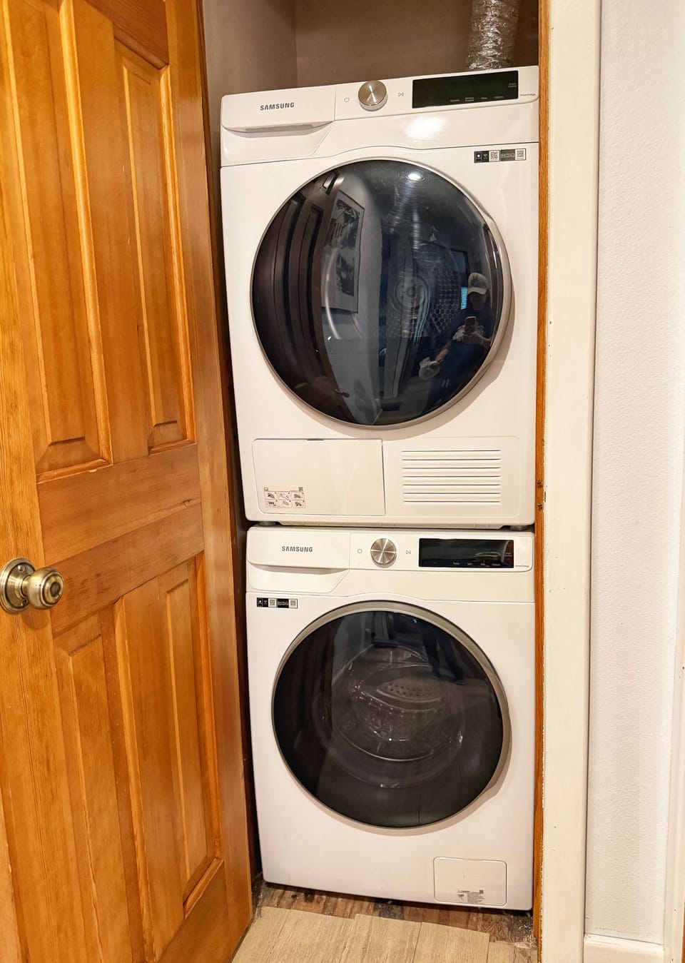 In unit washer and dryer