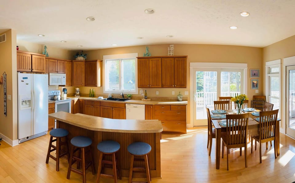 Open kitchen concept