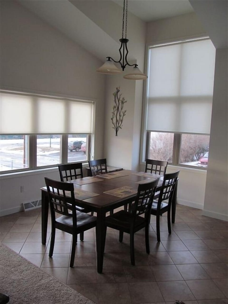 sit at the dining room table or at the kitchen counter while enjoying the view