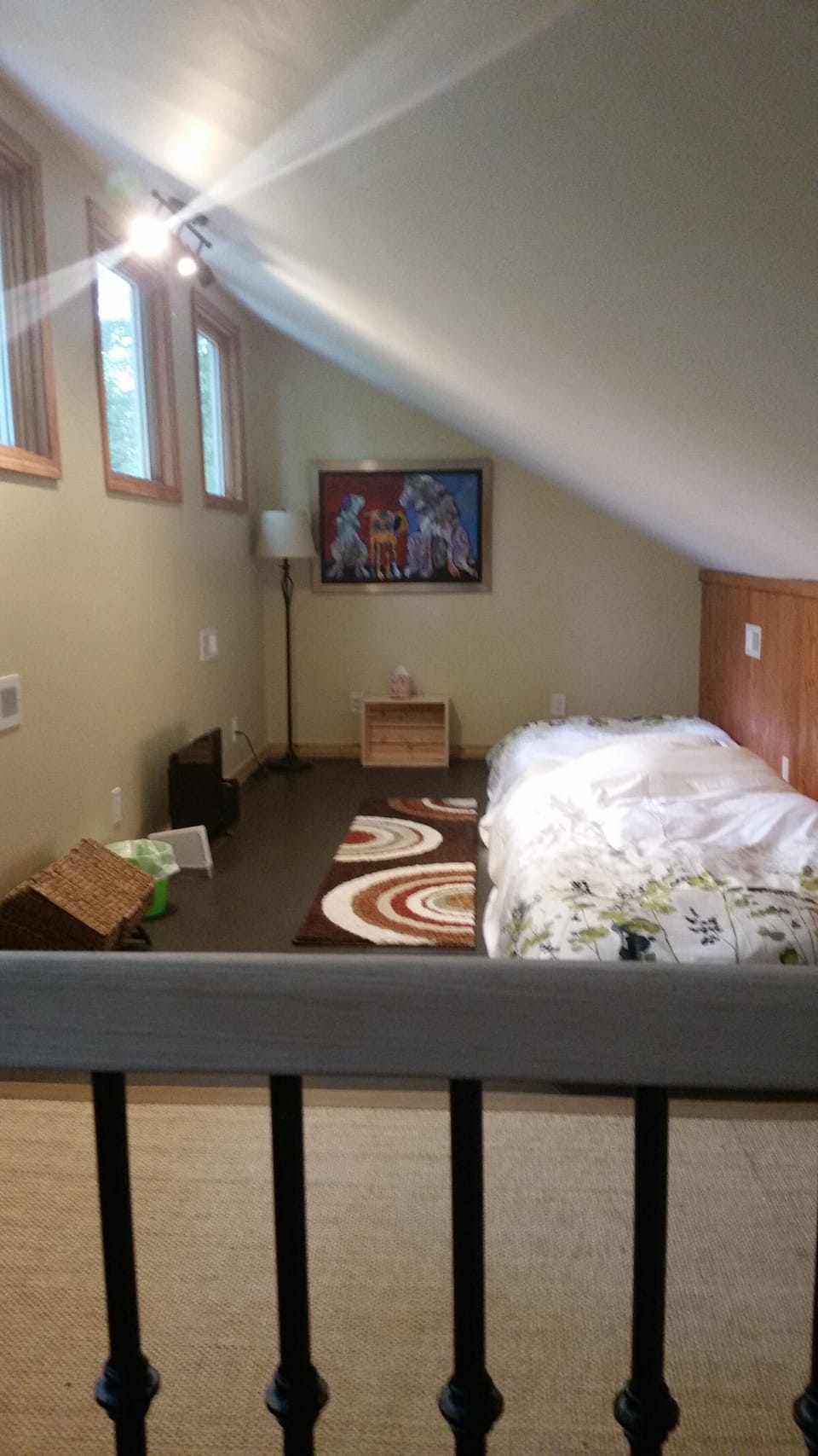 Loft with 2x single beds