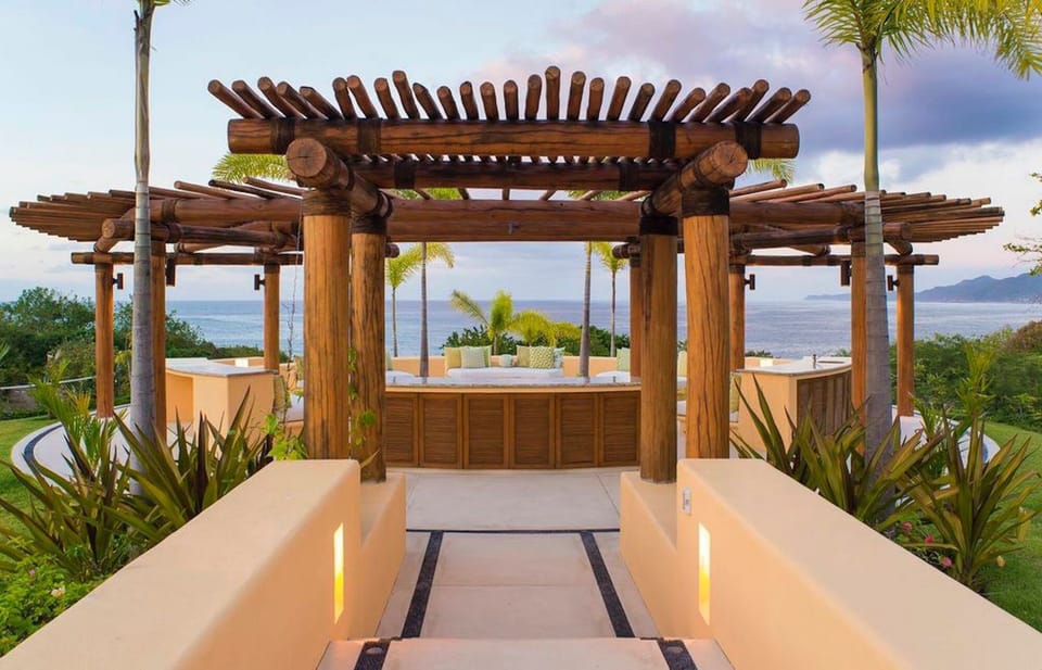 Walk through your private garden to the beach.