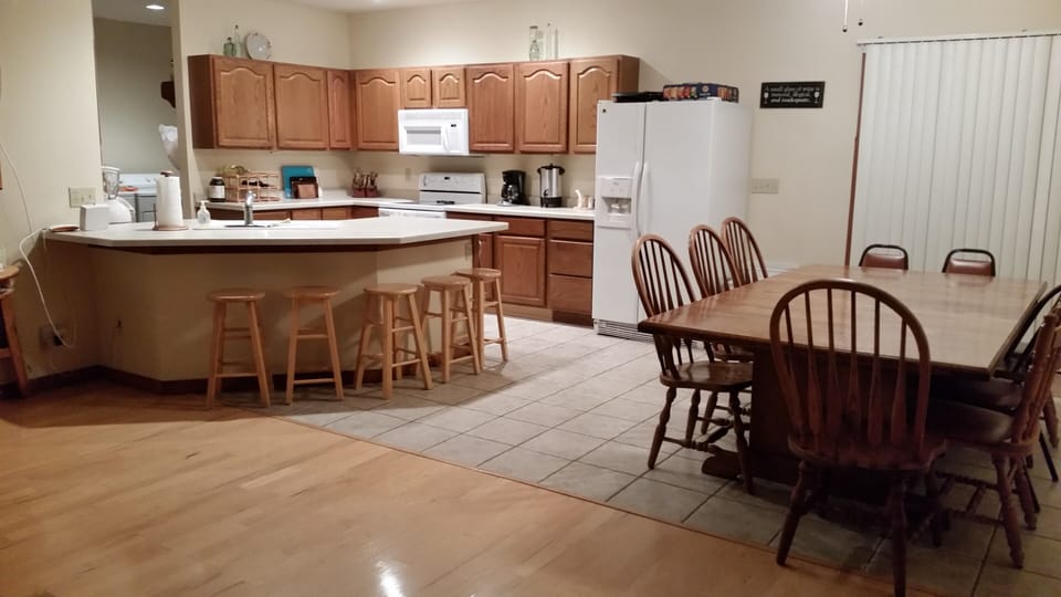 Spacious Kitchen with large Dining Area 