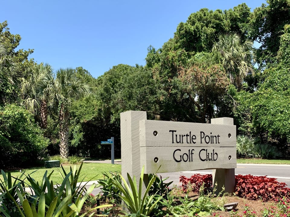 Turtle Point Golf Club only steps away from the villa