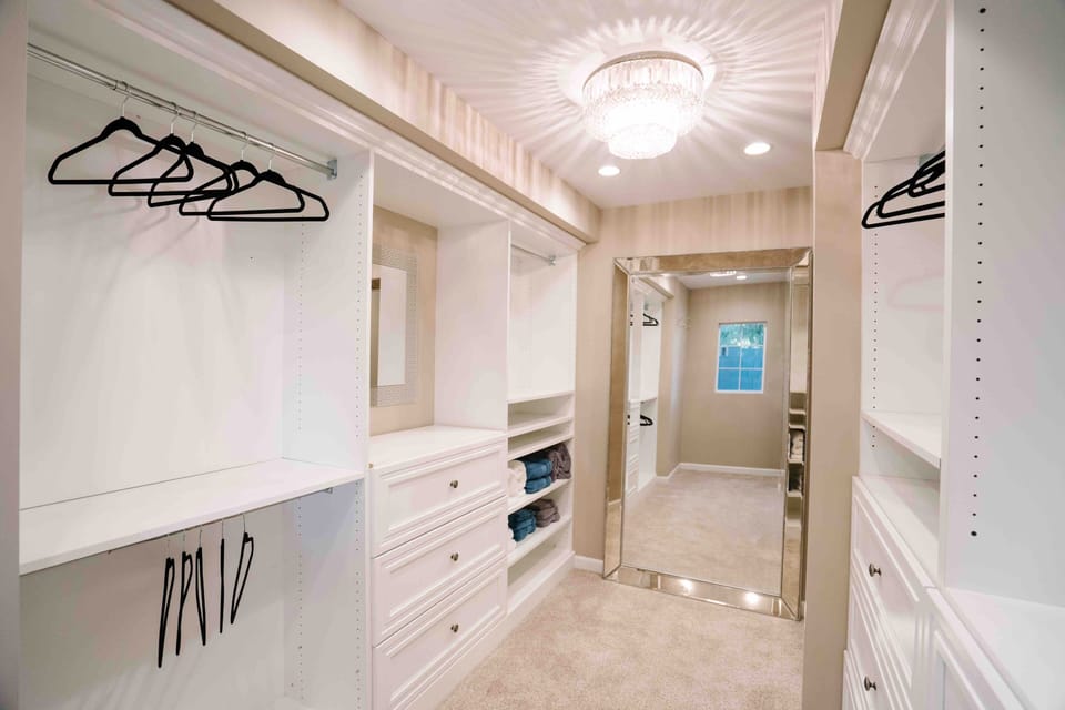 Master suite closet