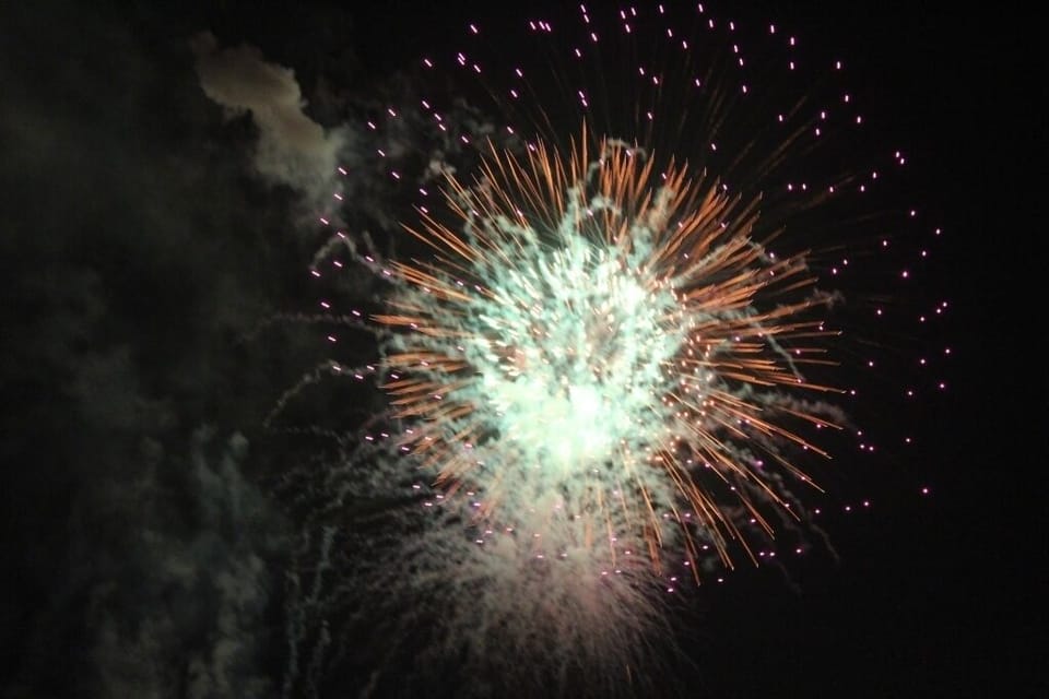 Disneyland Fireworks from the Backyard