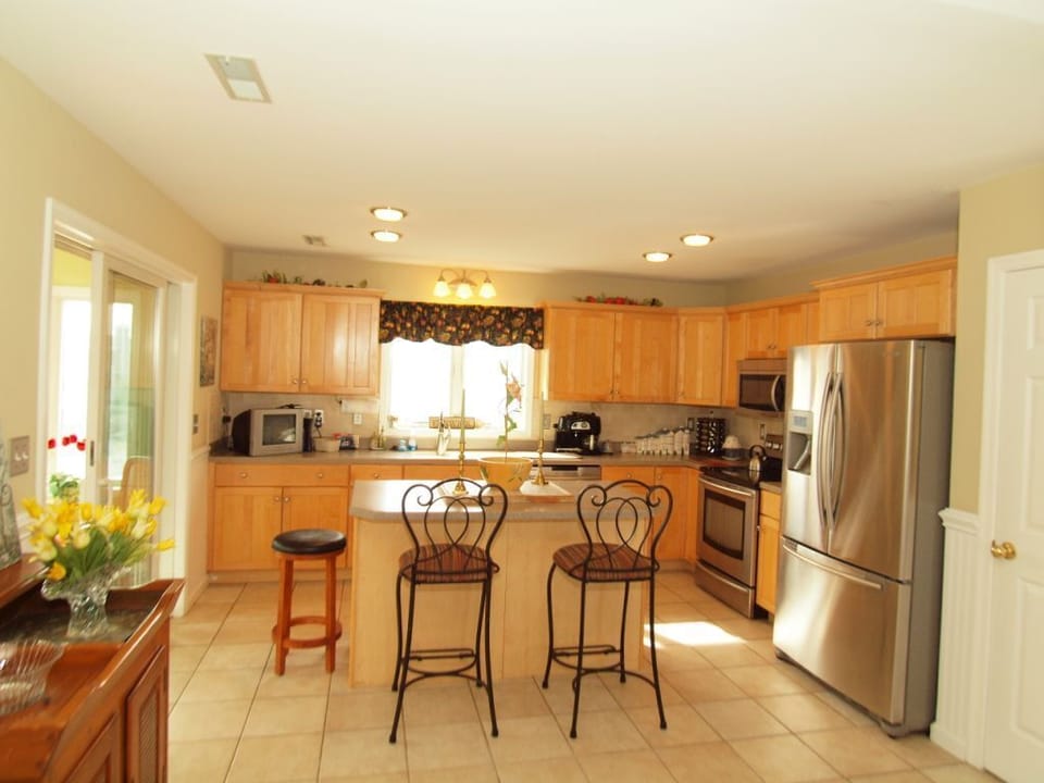 Kitchen Area with Stainless Appliances