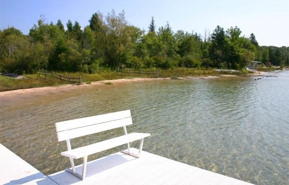 Dock & Private Beach.