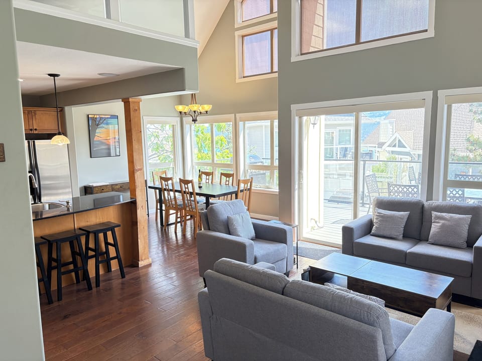 Spacious open concept