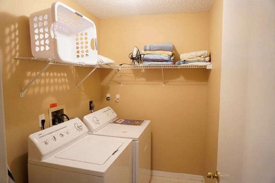 Laundry Room: Washer/Dryer and Iron/Ironing Board