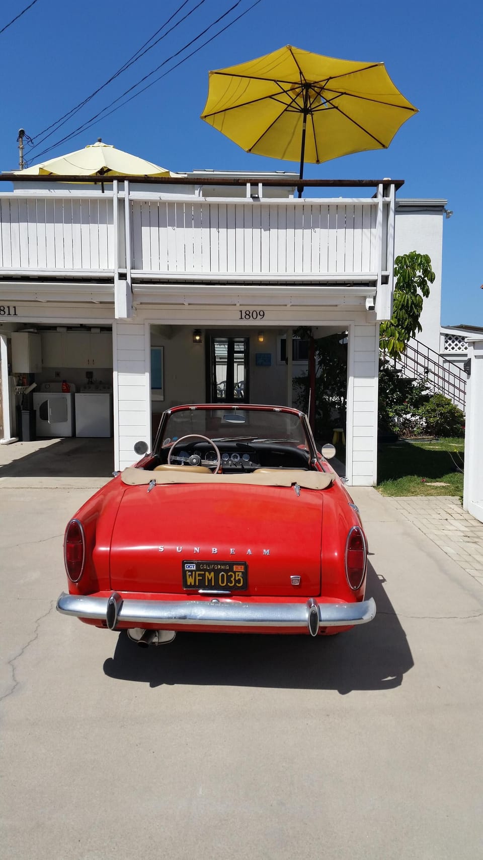 Your parking spot. If you want a quick tour of Del Mar in my Little Red Car ask
