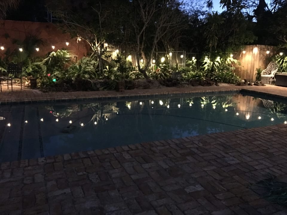 Pool at night