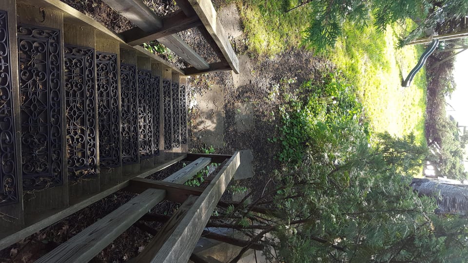 Stairs from Dining Deck 