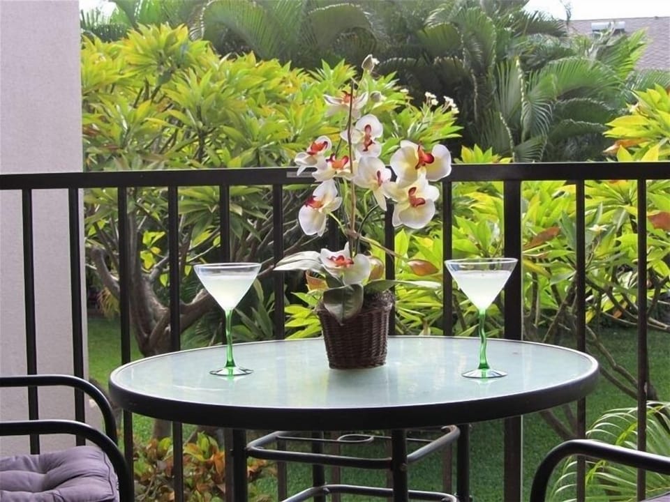 Cocktail hour on the Lanai.