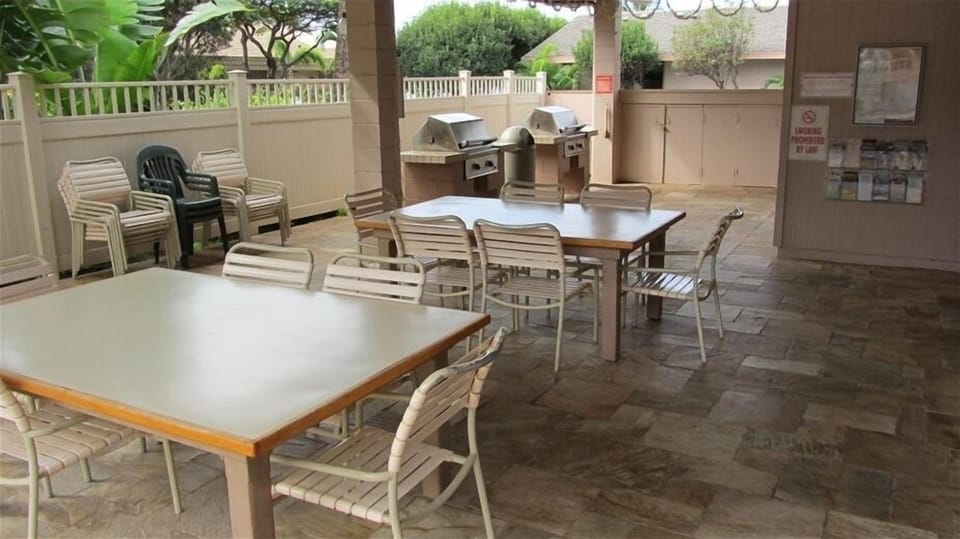 BBQ at the pool.