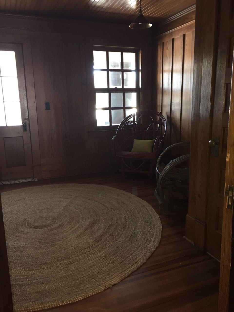Reading room/ office. (room for a portages crib).
