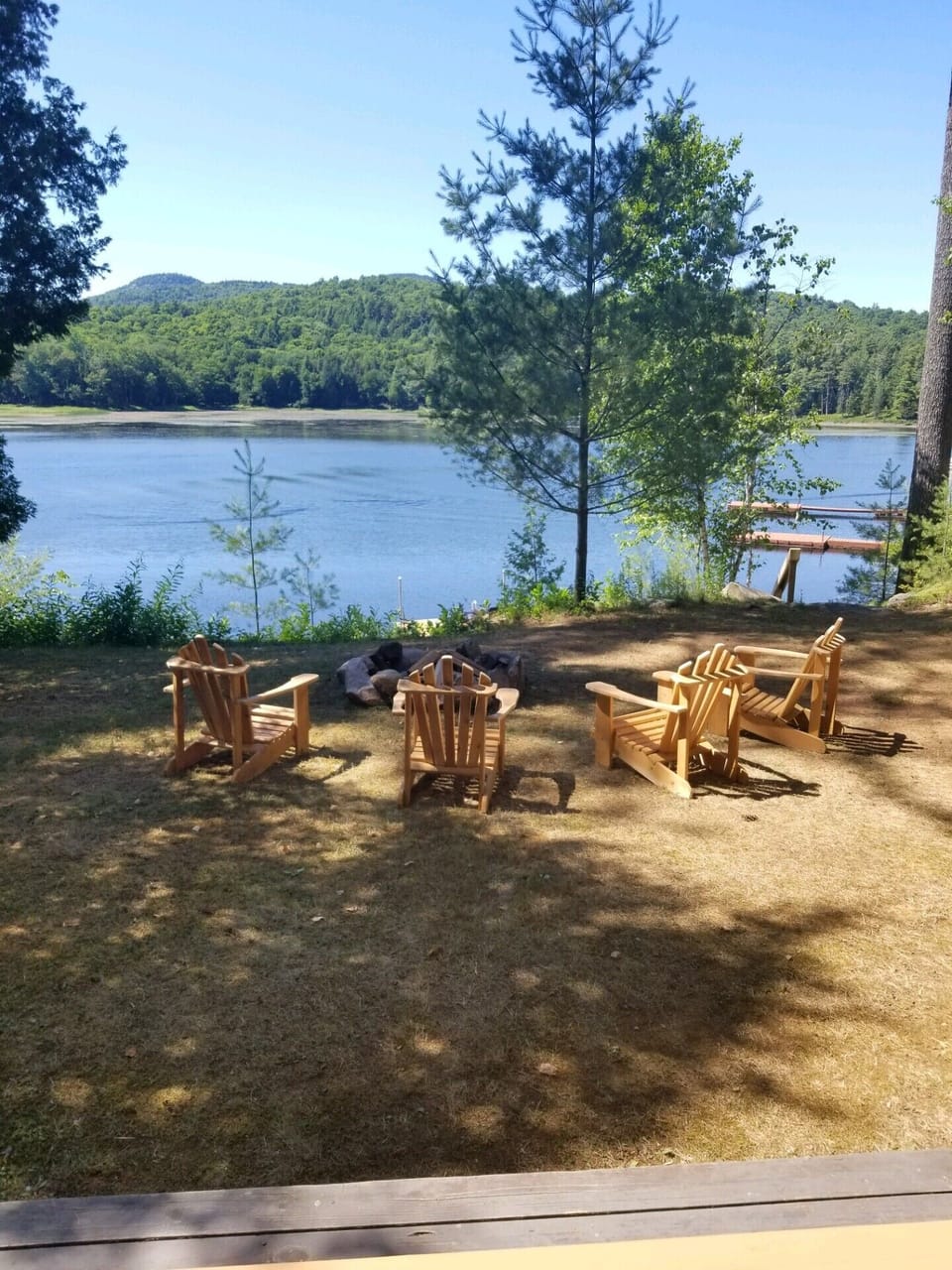 ADK chairs and fire pit