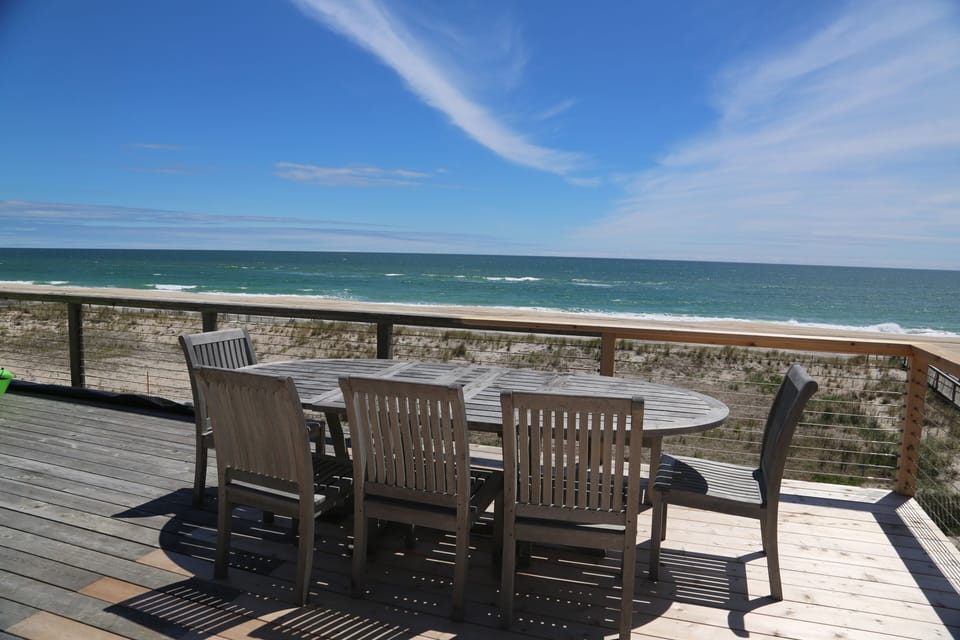 Oceanfront dining!