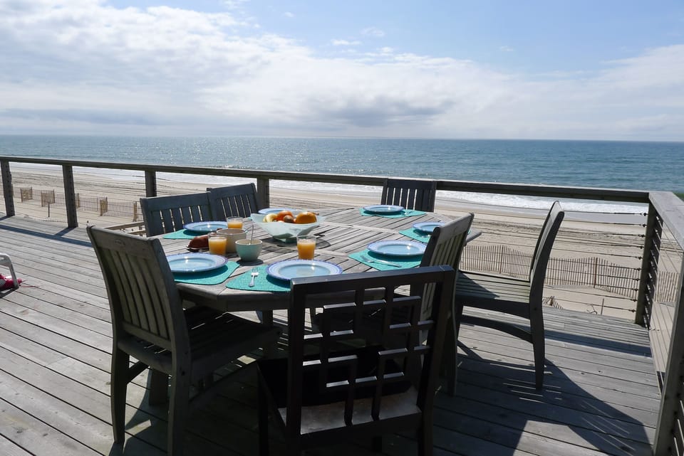 Brunch on your deck with your private ocean view and fresh ocean breeze!