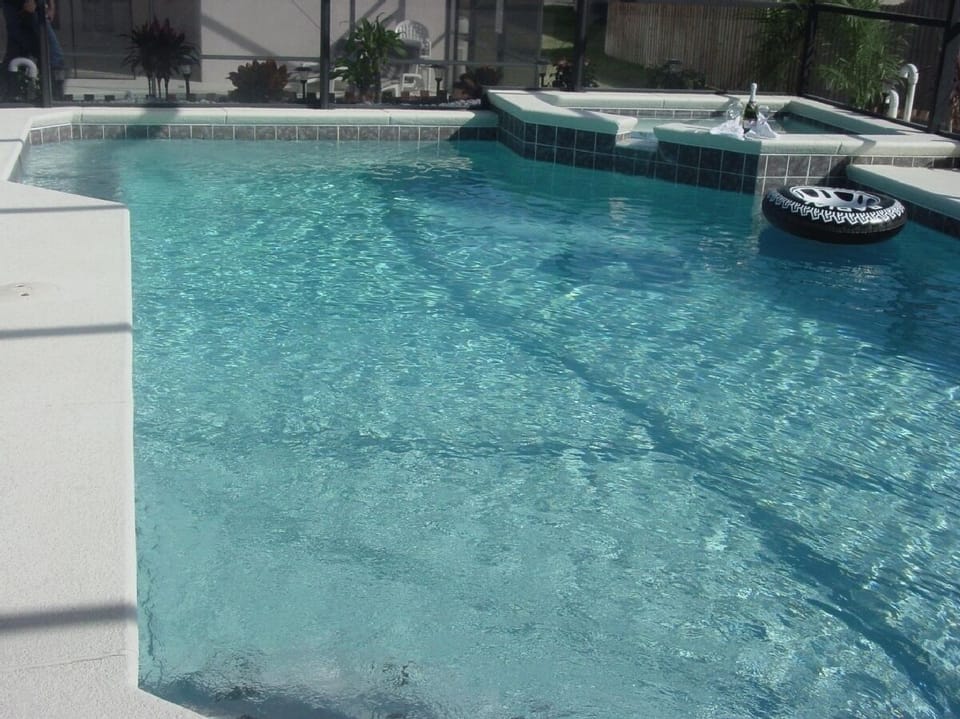Oversized Pool and Spa