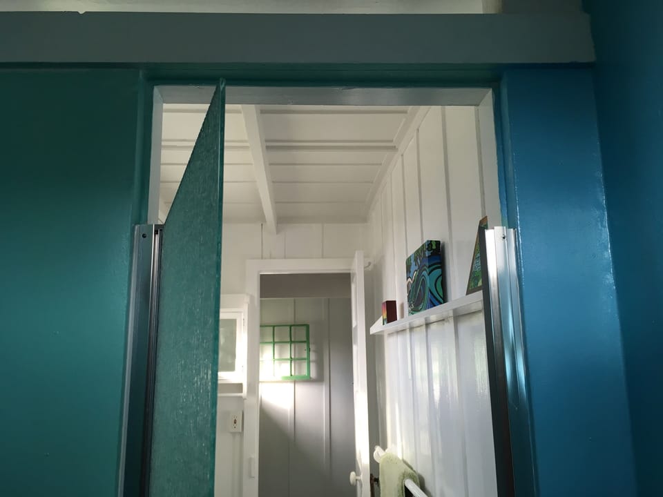 Upstairs Bathroom - from inside the shower
