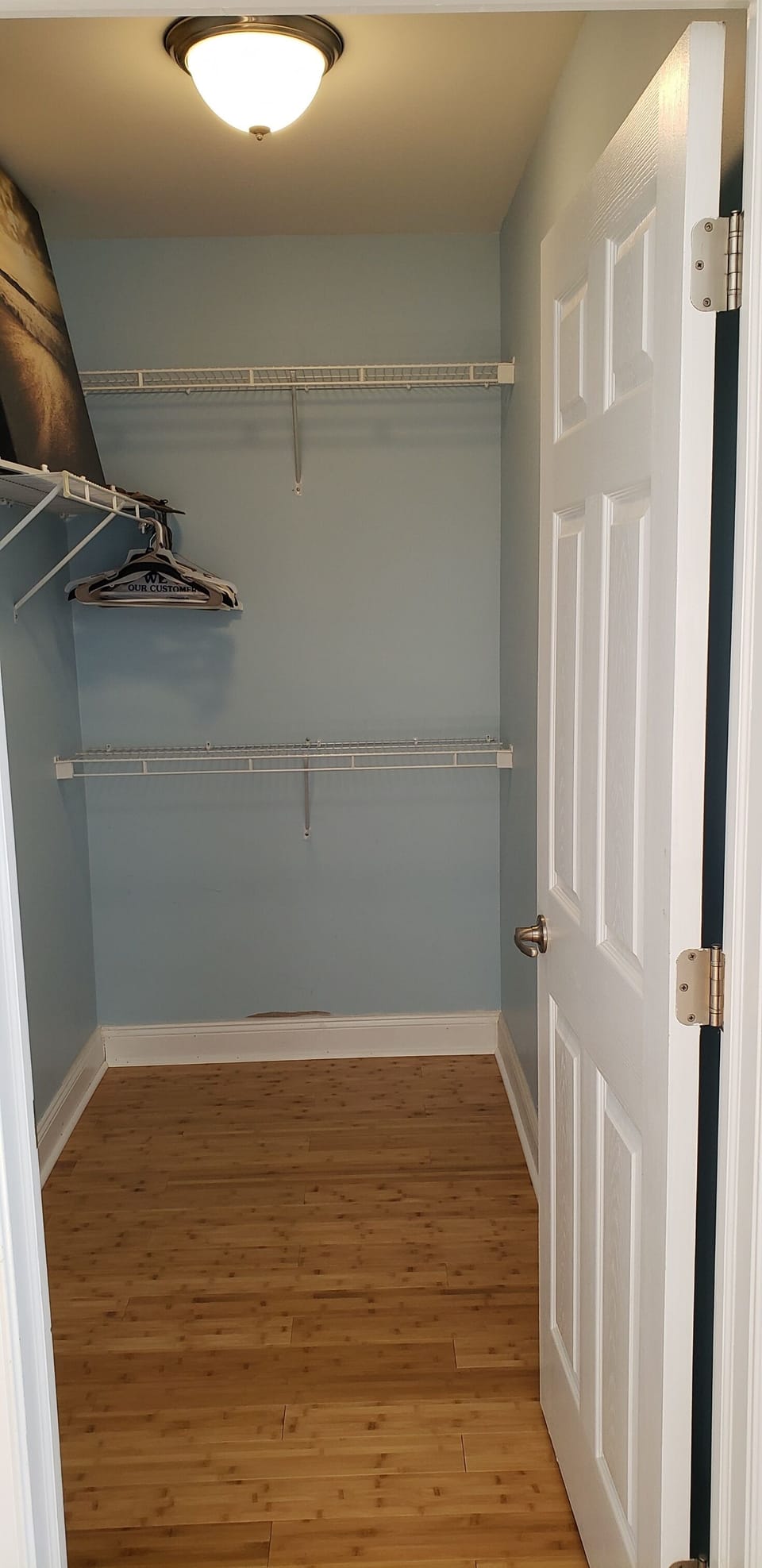 2nd floor master suite walk in closet 