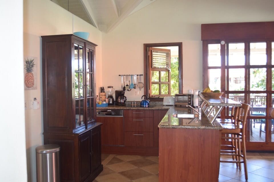 Fully stocked kitchen