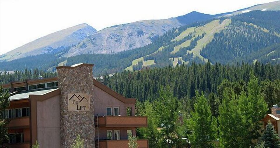 Recent building exterior removation as it appears in summer!