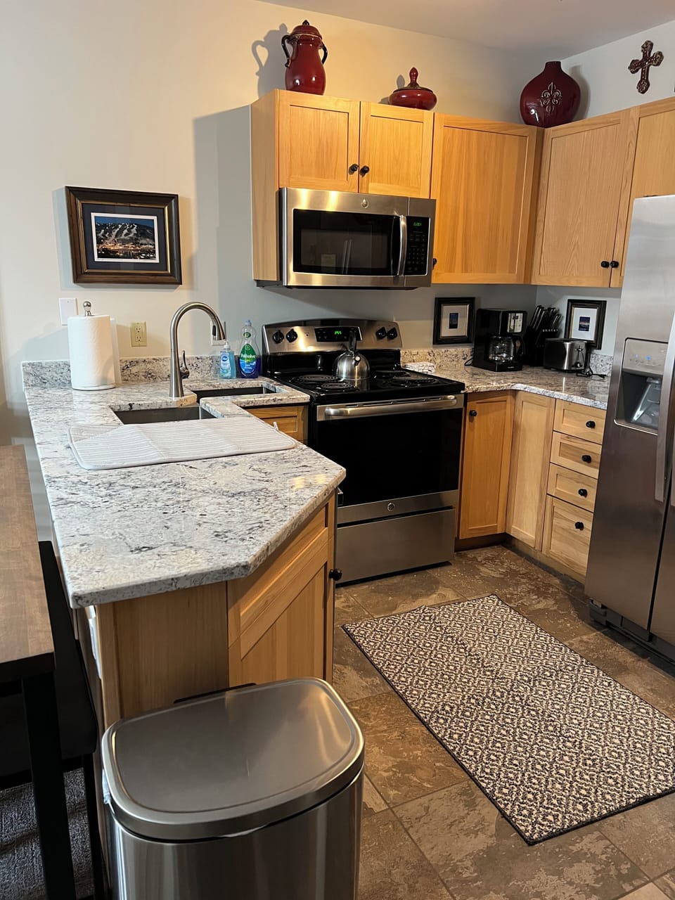 Perfectly sized kitchen