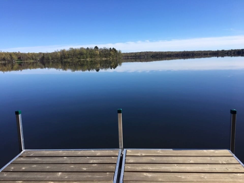 Beautiful lake view from the dock.